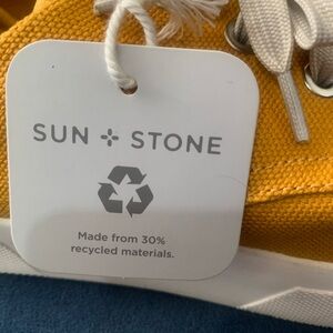 Sun + Stone Yellow Brand New Recycled Shoe